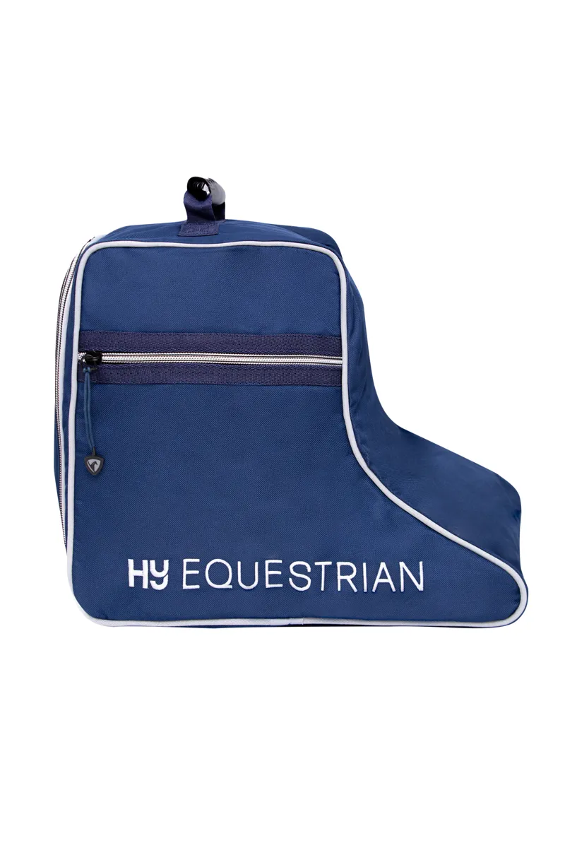 Hy Equestrian Jodhpur Boot Bag - Navy/Grey-1